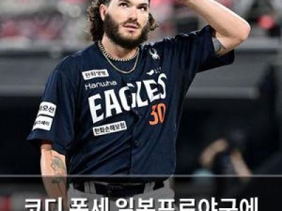코디 폰세 일본프로야구에 대한 솔직한 말 드러내 화제