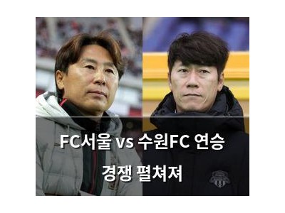 FC서울 vs 수원FC 연승 경쟁 펼쳐져
